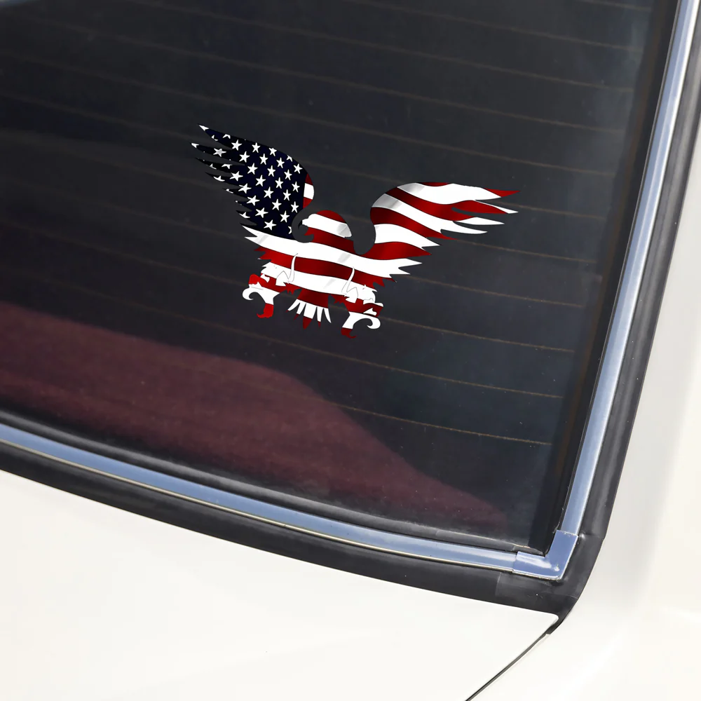 American Eagle USA Flag Car Window Decal Sticker HA75 898496 - Image 3