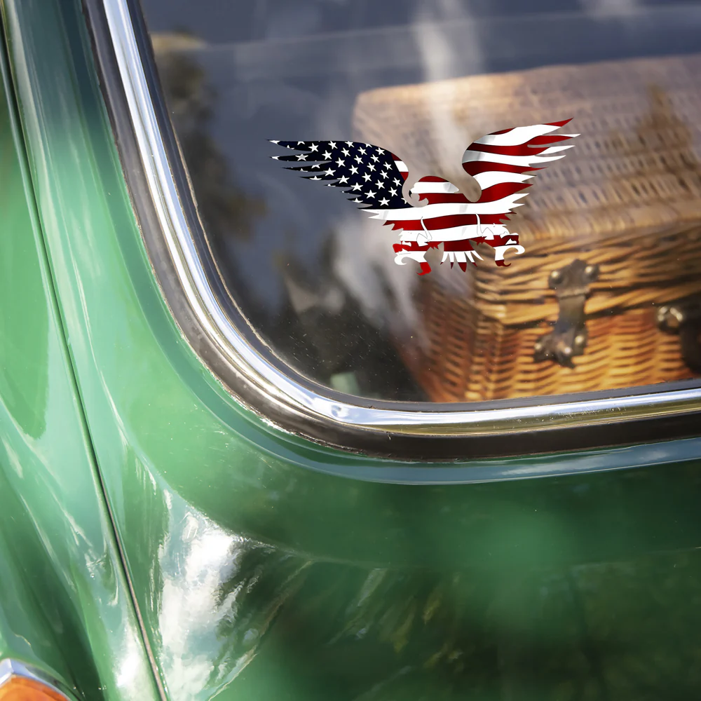 American Eagle USA Flag Car Window Decal Sticker HA75 898496 - Image 5