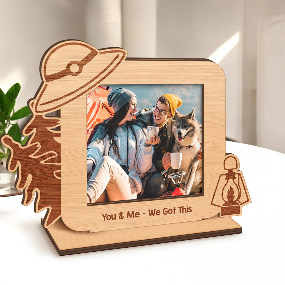 Camping Wooden Photo Frame – Replaceable Picture Vacation Frame HA75 892758 - Image 3