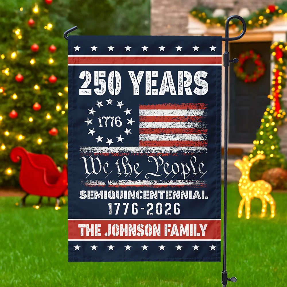 Celebrate Our America 250th Anniversary United States Personalized Garden Flag HA75 897402 - Image 3