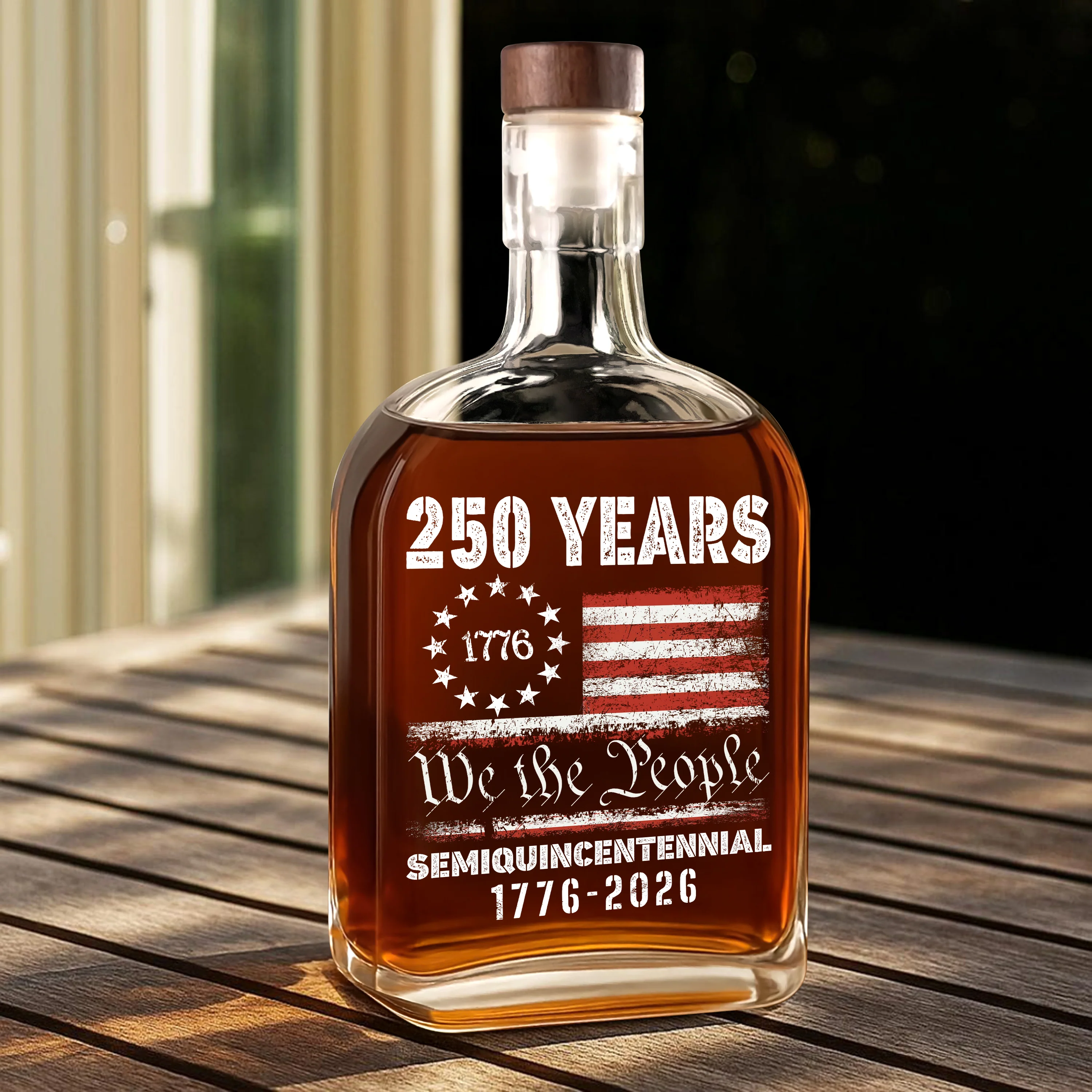 Celebrate Our America 250th Anniversary United States Semiquincentennial Whiskey Bottle HA75 897408 - Image 4