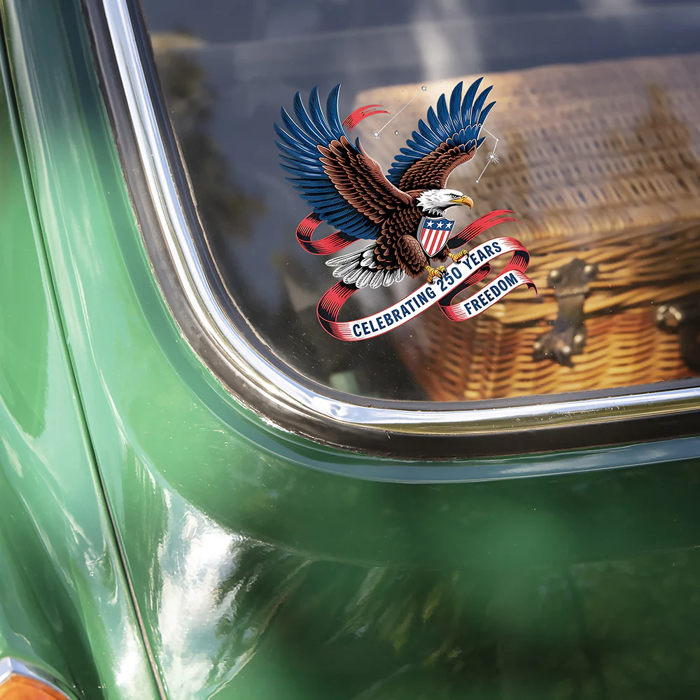 Celebrating 250 Years Freedom Car Window Decal Sticker HA75 898356 - Image 5