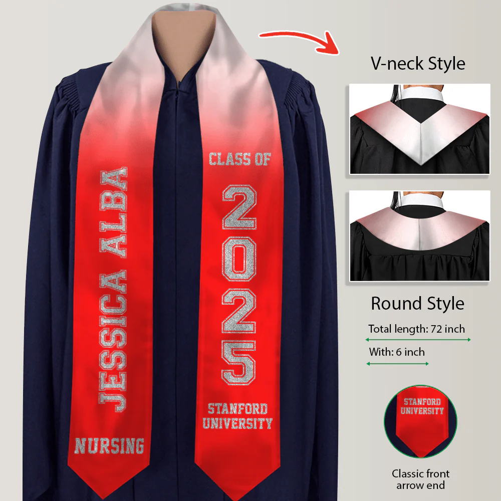 Class of 2026 Best Gift For Graduation's Day - Personalized Graduation Stoles HA75 891878 - Image 10