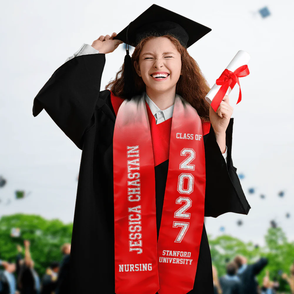 Class of 2026 Best Gift For Graduation's Day - Personalized Graduation Stoles HA75 891878 - Image 8