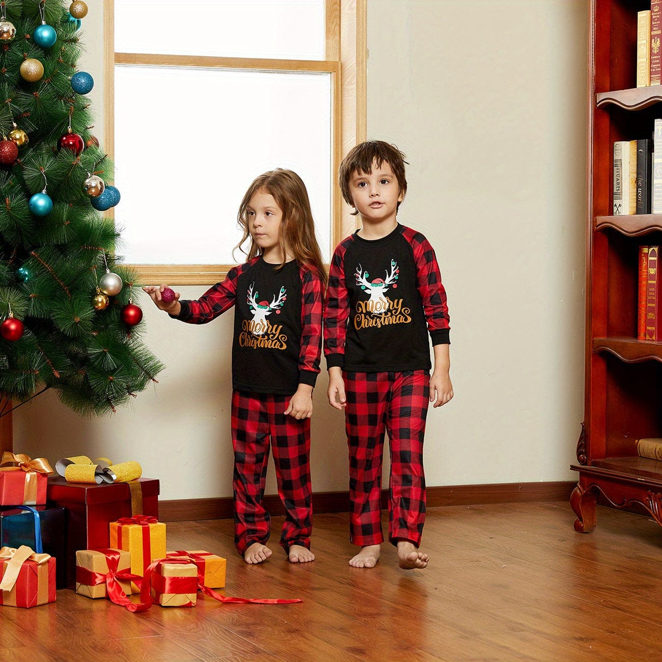 Cozy Family Matching Crew Neck Long Sleeve Sets Christmas Gift HA75 - Image 15