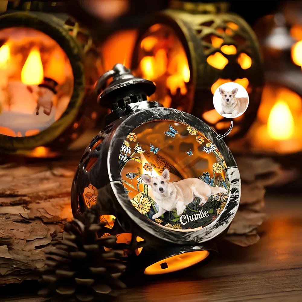 Custom Dog Cat Photo - Personalized Christmas Lantern Ornament For Dog, Cat Lovers HA75 898074 - Image 6
