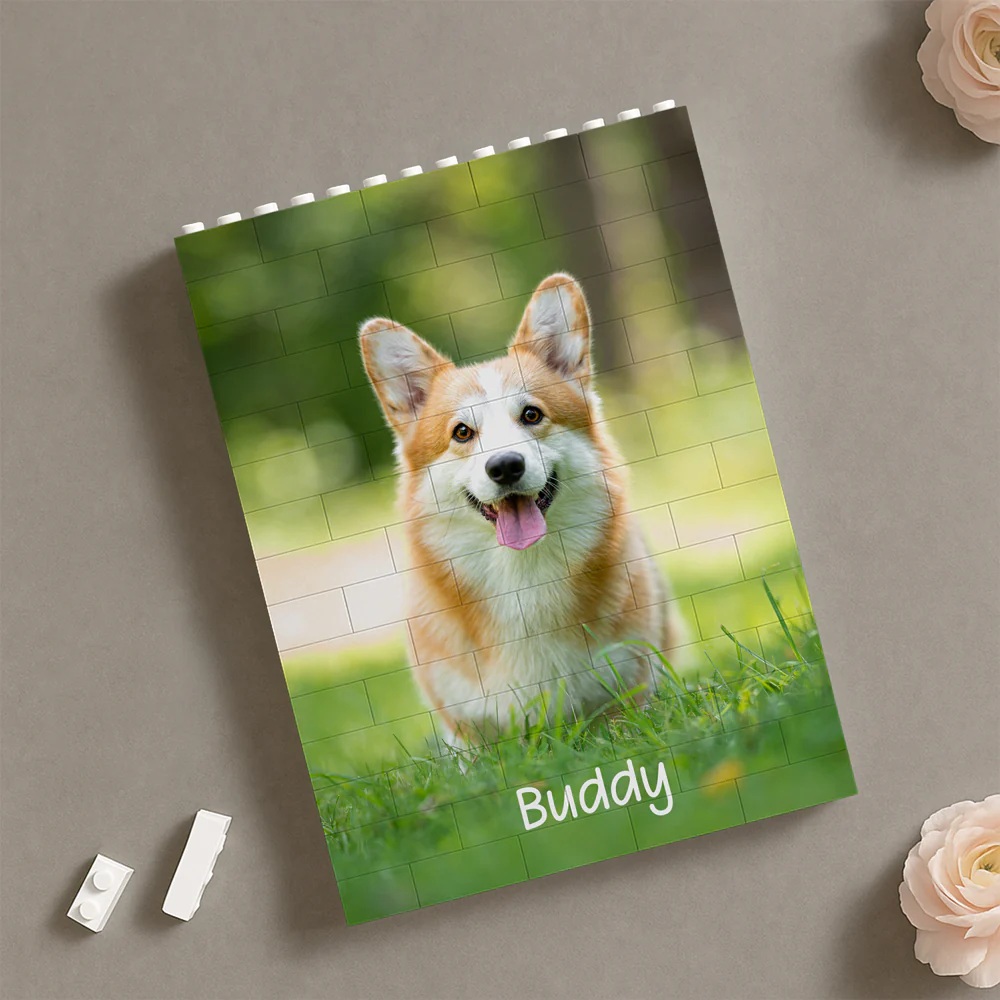 Custom Dog Cat Photo Rectangle Building Brick Blocks Gift For Dog Cat Lovers HA75 892514 - Image 2