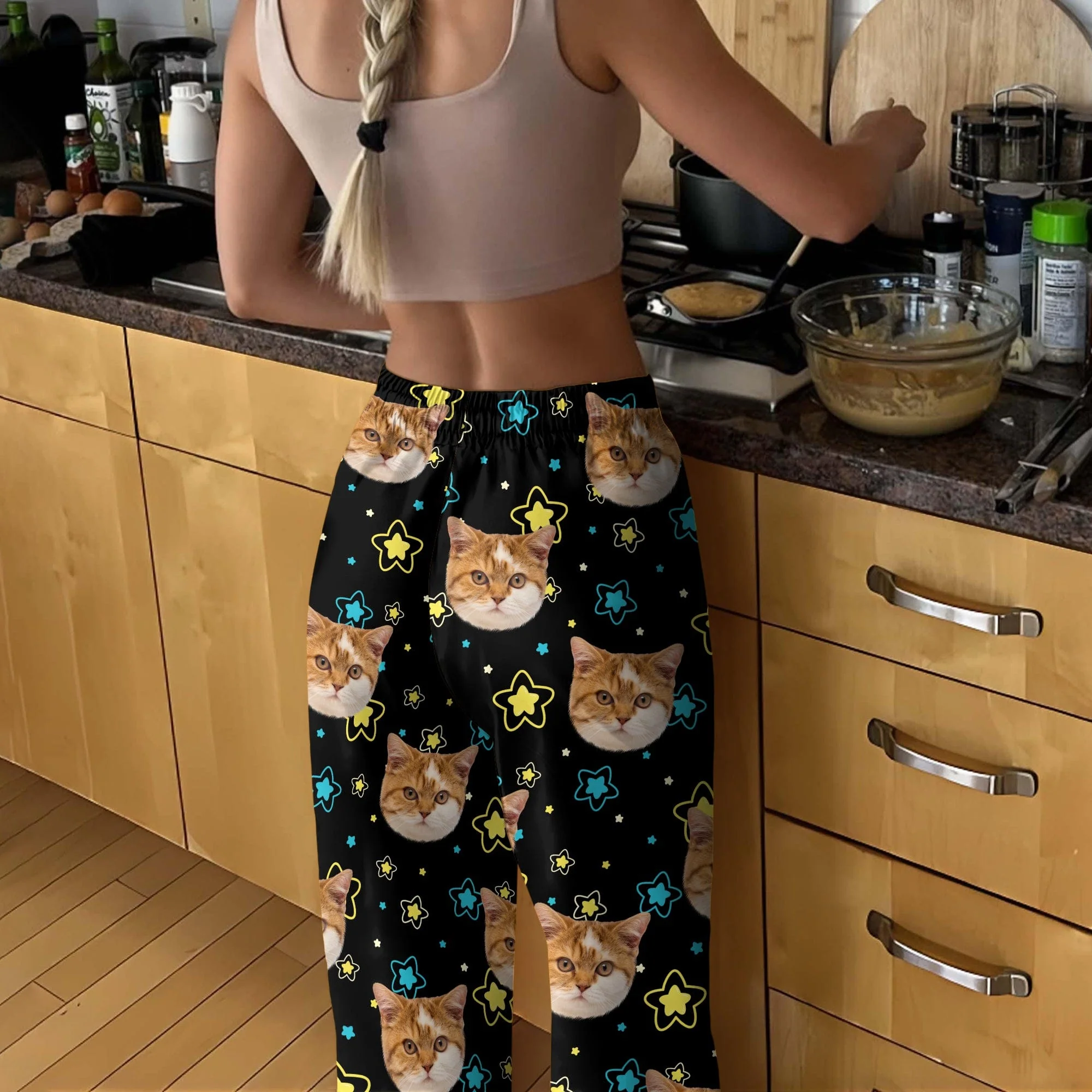 Custom Face Couple, Family, Dog, Cat Pants Christmas, Valentine Gift TA29 HA75 888717 - Image 7