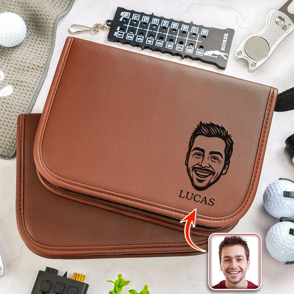 Custom Face Photo Golf Personalized Golf Gift Set Engraved Accessories for Golfer, Golf Ball Marker HA75 898510 - Image 8