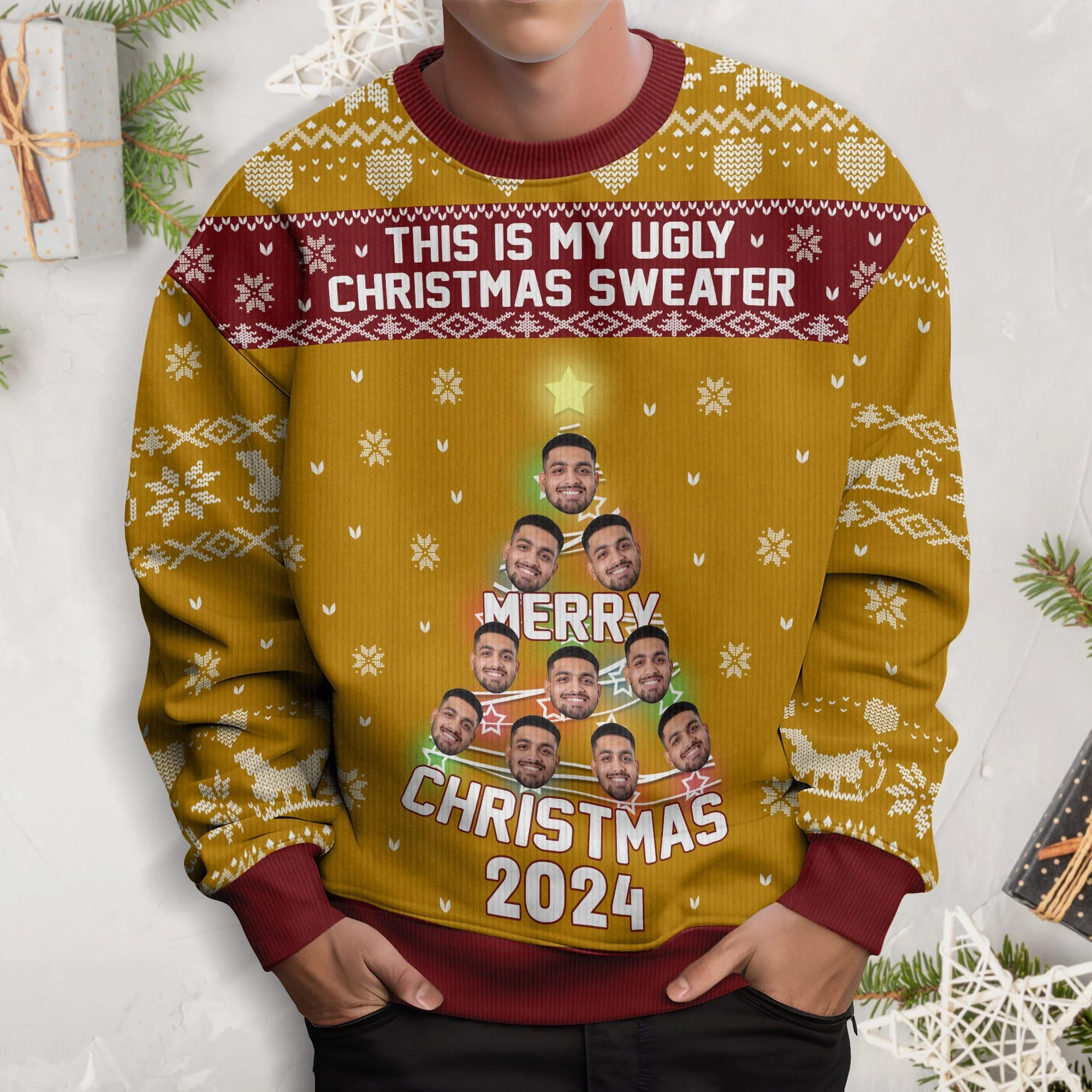 Custom Face This Is My Ugly Christmas Ugly Sweater HA75 891418