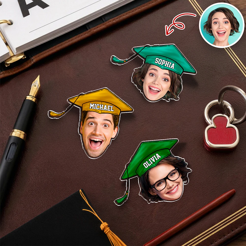 Custom Funny Face Class of 2026 Graduation Acrylic Pin HA75 921028 - Image 5