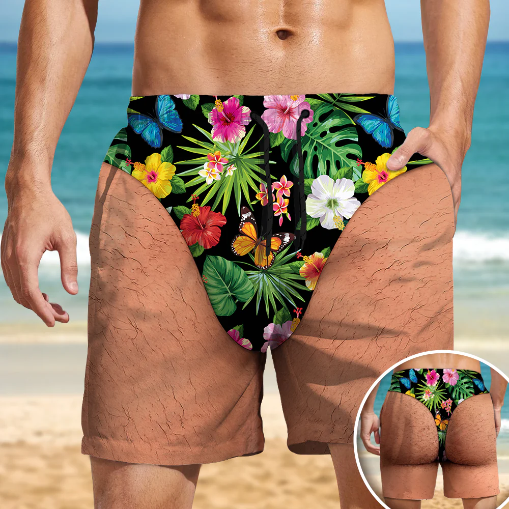 Custom Funny Men Beach Short, Personalized Summer Vacation And Travel Gifts For Men HA75 921712 - Image 4