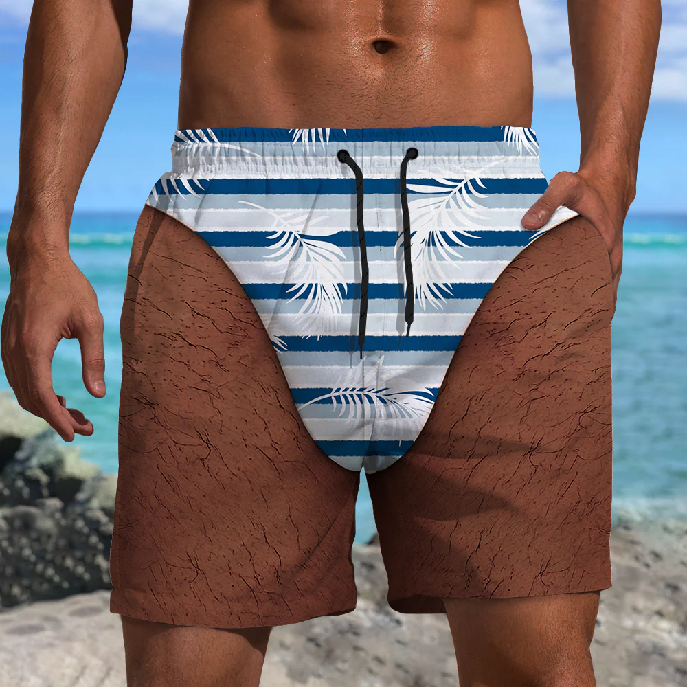 Custom Funny Men Beach Short, Personalized Summer Vacation And Travel Gifts For Men HA75 921856 - Image 3
