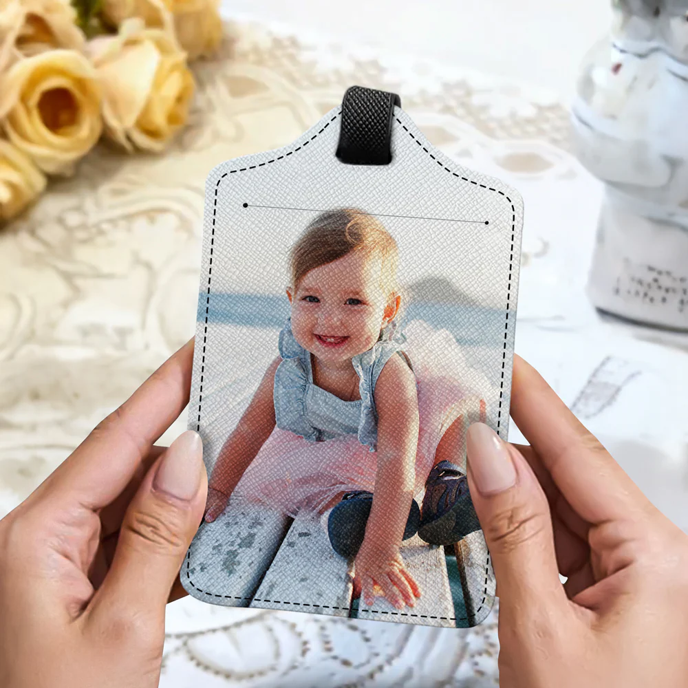 Custom Funny Photo Personalized Luggage Tag Vacation Gift HA75 892576 - Image 3