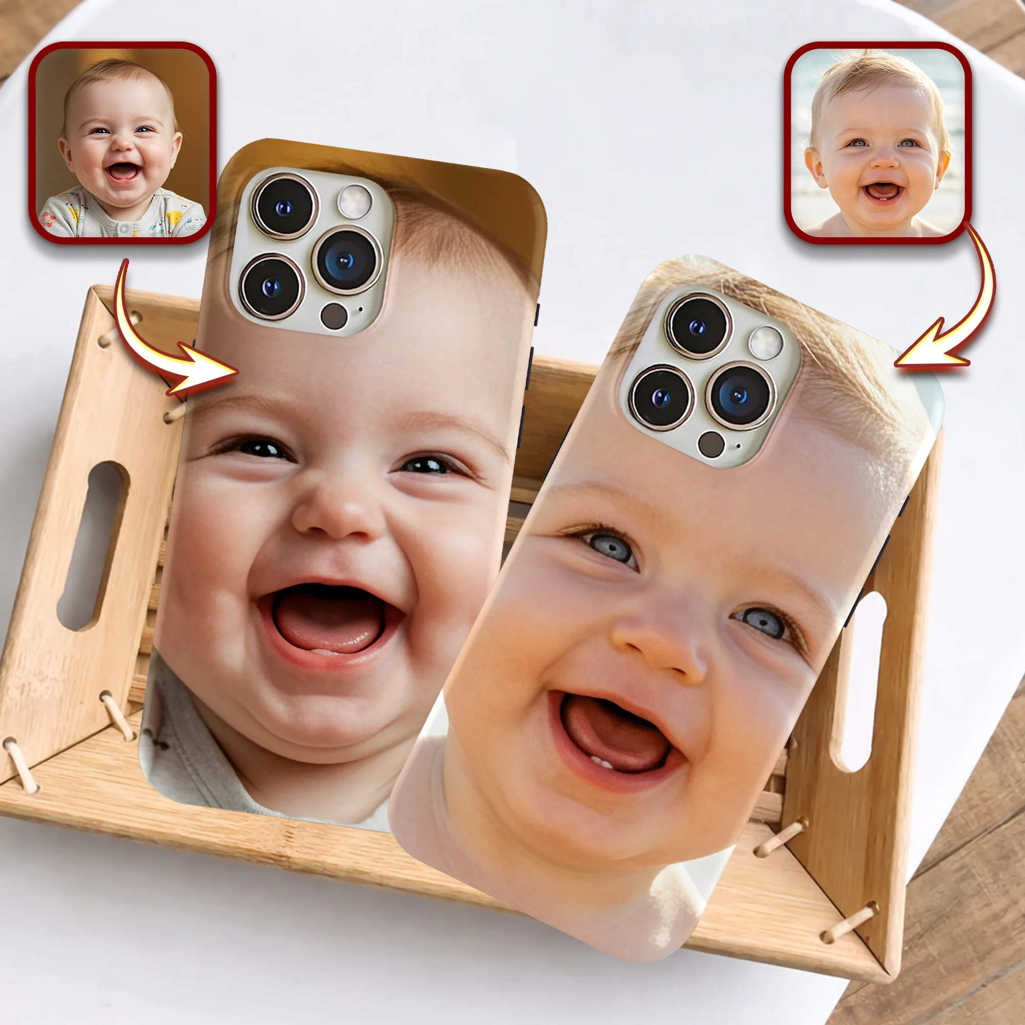 Custom Funny Photo Phone Case Family Gift HA75 920234 - Image 4