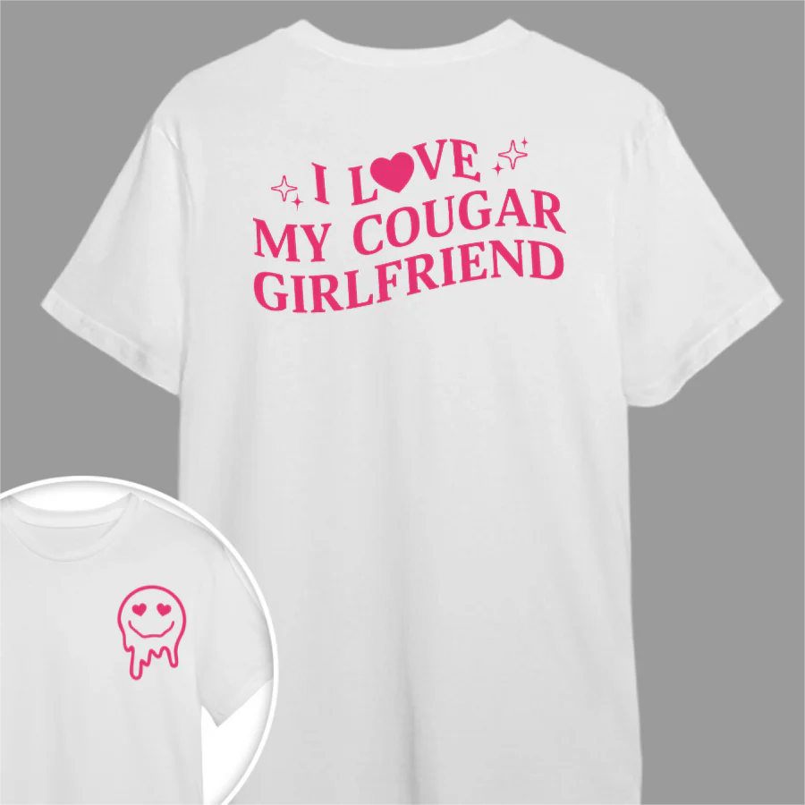 Custom I Love My Cougar Girlfriend, Wife Shirt Valentine's Day, Anniversary Gift HA75 891818 - Image 10
