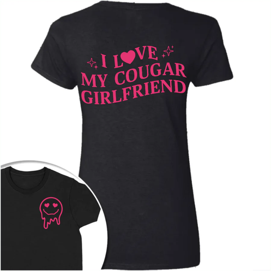 Custom I Love My Cougar Girlfriend, Wife Shirt Valentine's Day, Anniversary Gift HA75 891818 - Image 11