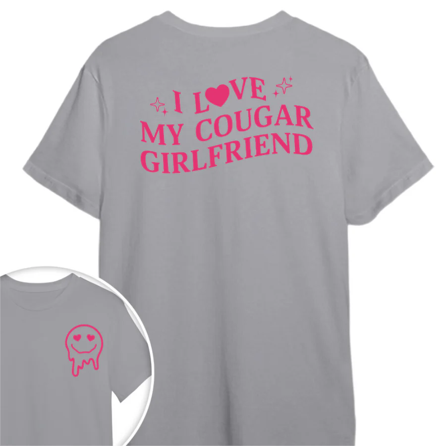 Custom I Love My Cougar Girlfriend, Wife Shirt Valentine's Day, Anniversary Gift HA75 891818 - Image 14