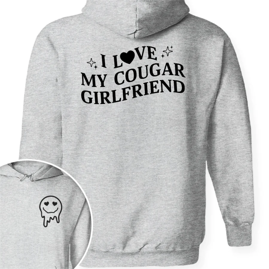 Custom I Love My Cougar Girlfriend, Wife Shirt Valentine's Day, Anniversary Gift HA75 891818 - Image 9