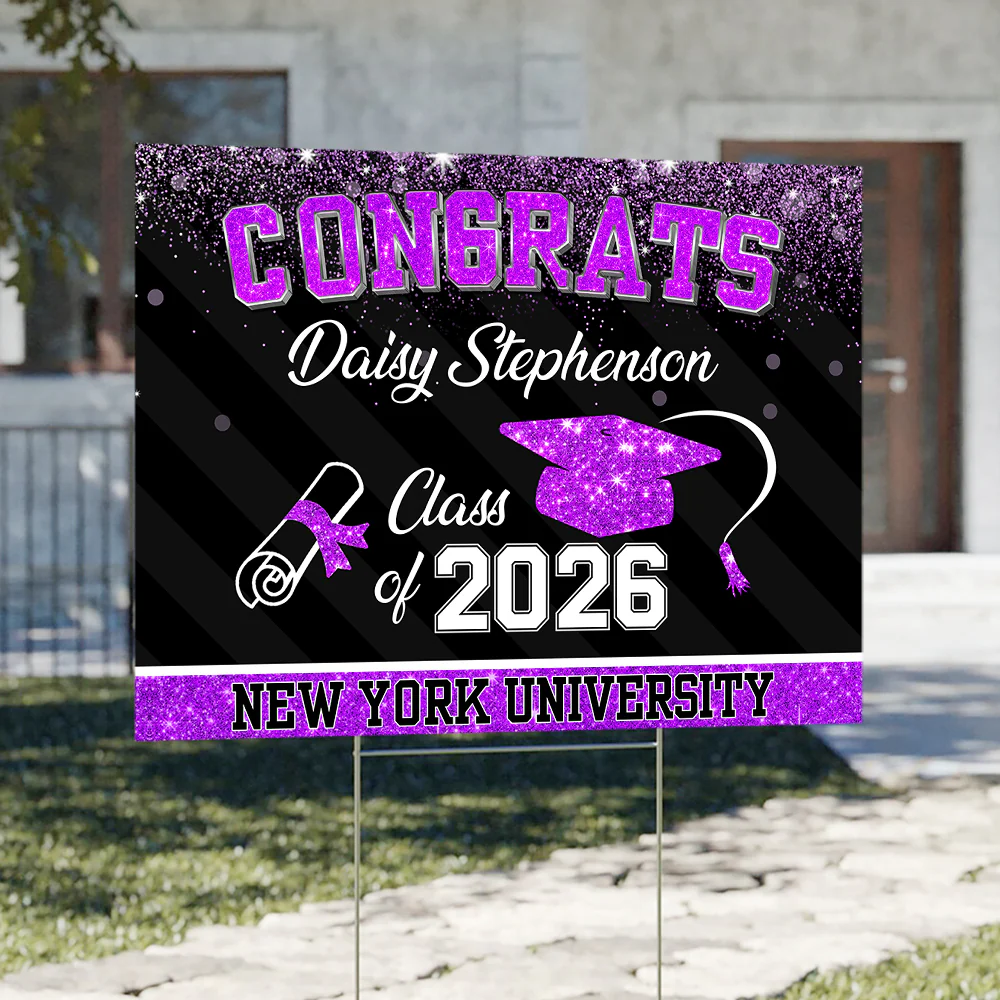 Custom Name Class Of 2026 Personalized Graduation Yard Sign HA75 920466 - Image 2