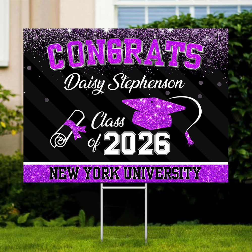 Custom Name Class Of 2026 Personalized Graduation Yard Sign HA75 920466 - Image 5