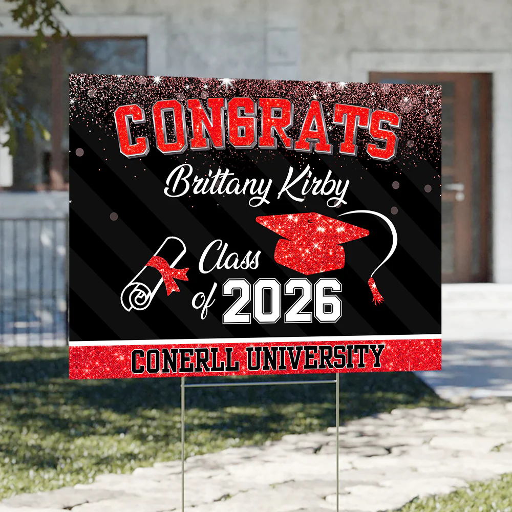Custom Name Class Of 2026 Personalized Graduation Yard Sign HA75 920466 - Image 7