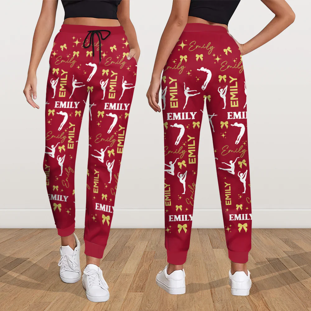 Custom Name Dancing Girl Personalized Sweatpants HA75 897676 - Image 4