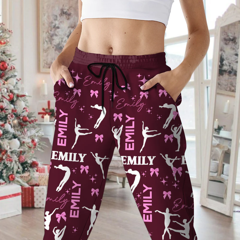 Custom Name Dancing Girl Personalized Sweatpants HA75 897676 - Image 6