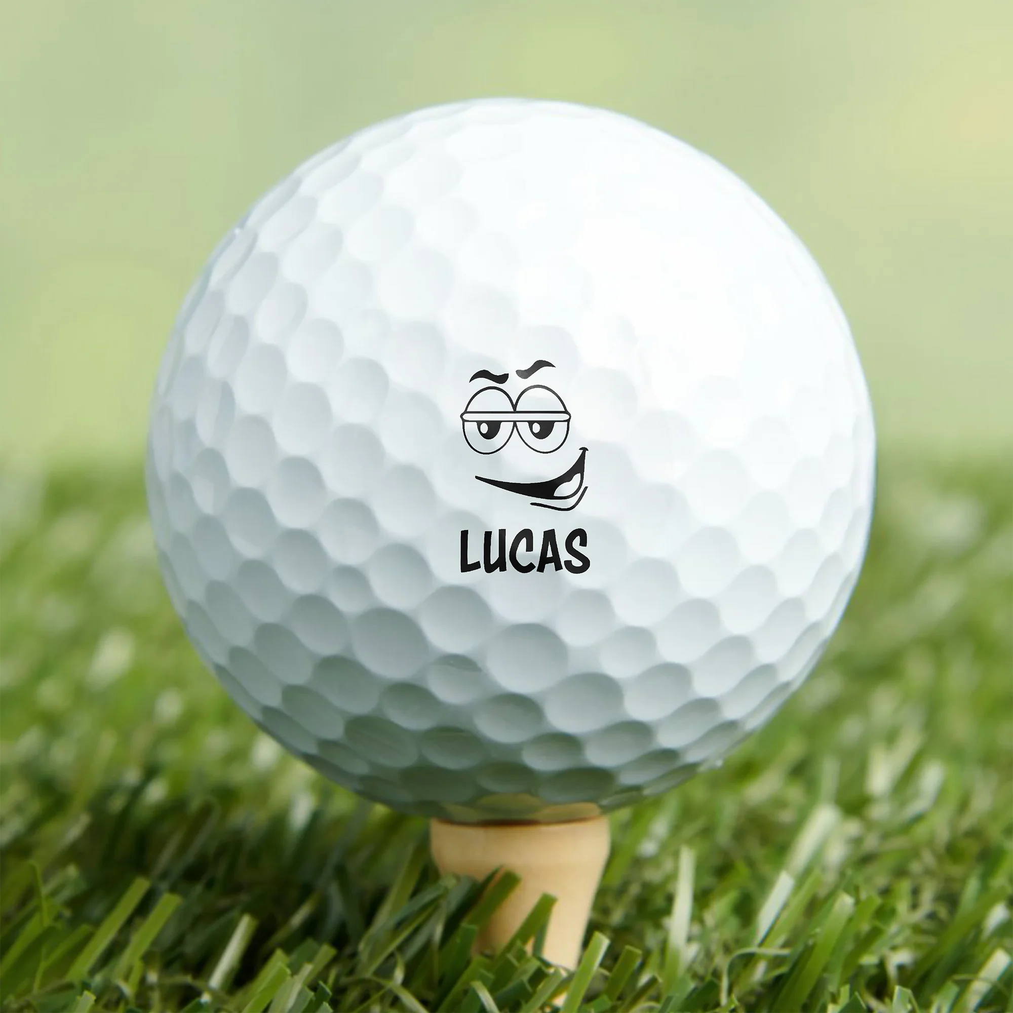 Custom Name Face Gestures Personalized Golf Ball Stamp Box HA75 898490 - Image 5