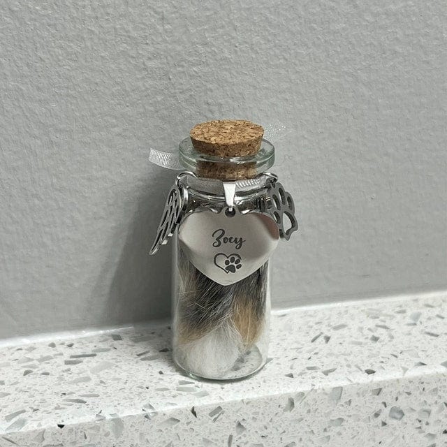 Custom Name Pet Fur Memorial Jar Personalized Gift HA75 890614 - Image 2