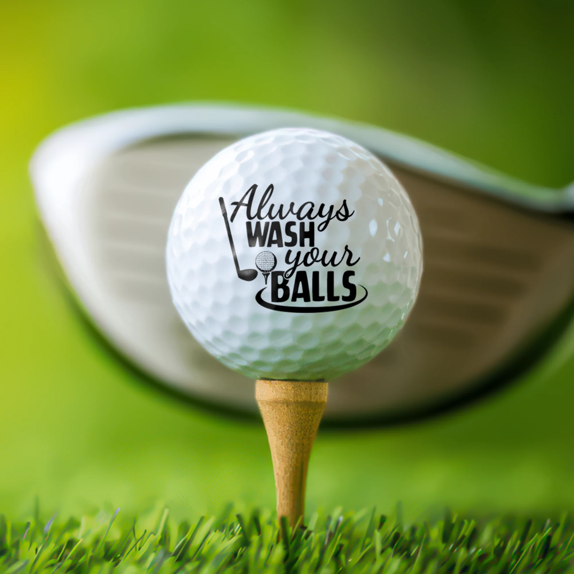 Custom Photo Always Wash Your Balls Golf Balls Funny Gift HA75 898726 - Image 5