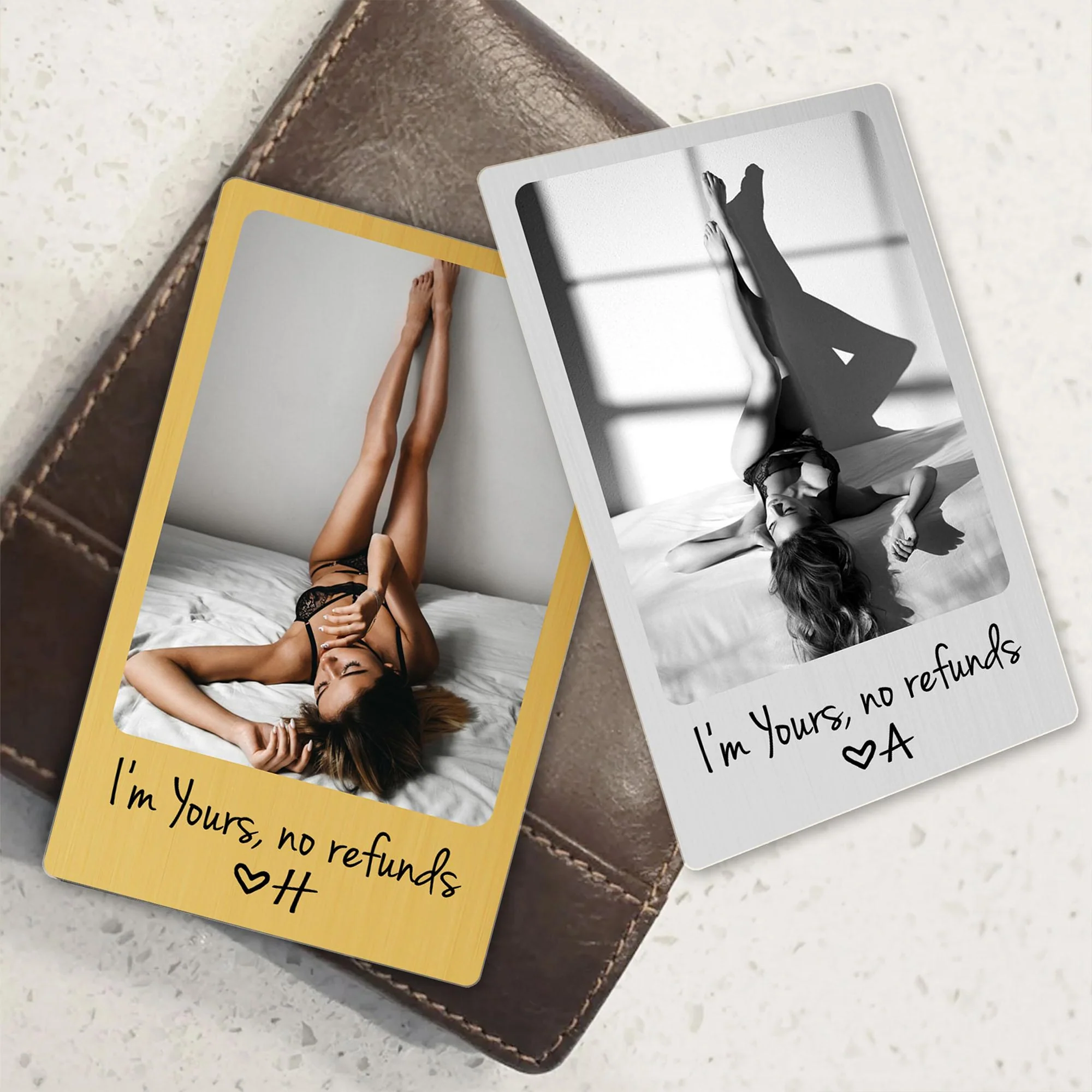 Custom Photo And Love Note Personalized Metal Wallet Card Accessories For Men, Boyfriend Gift, Valentine's Day Gift HA75 920152 - Image 6