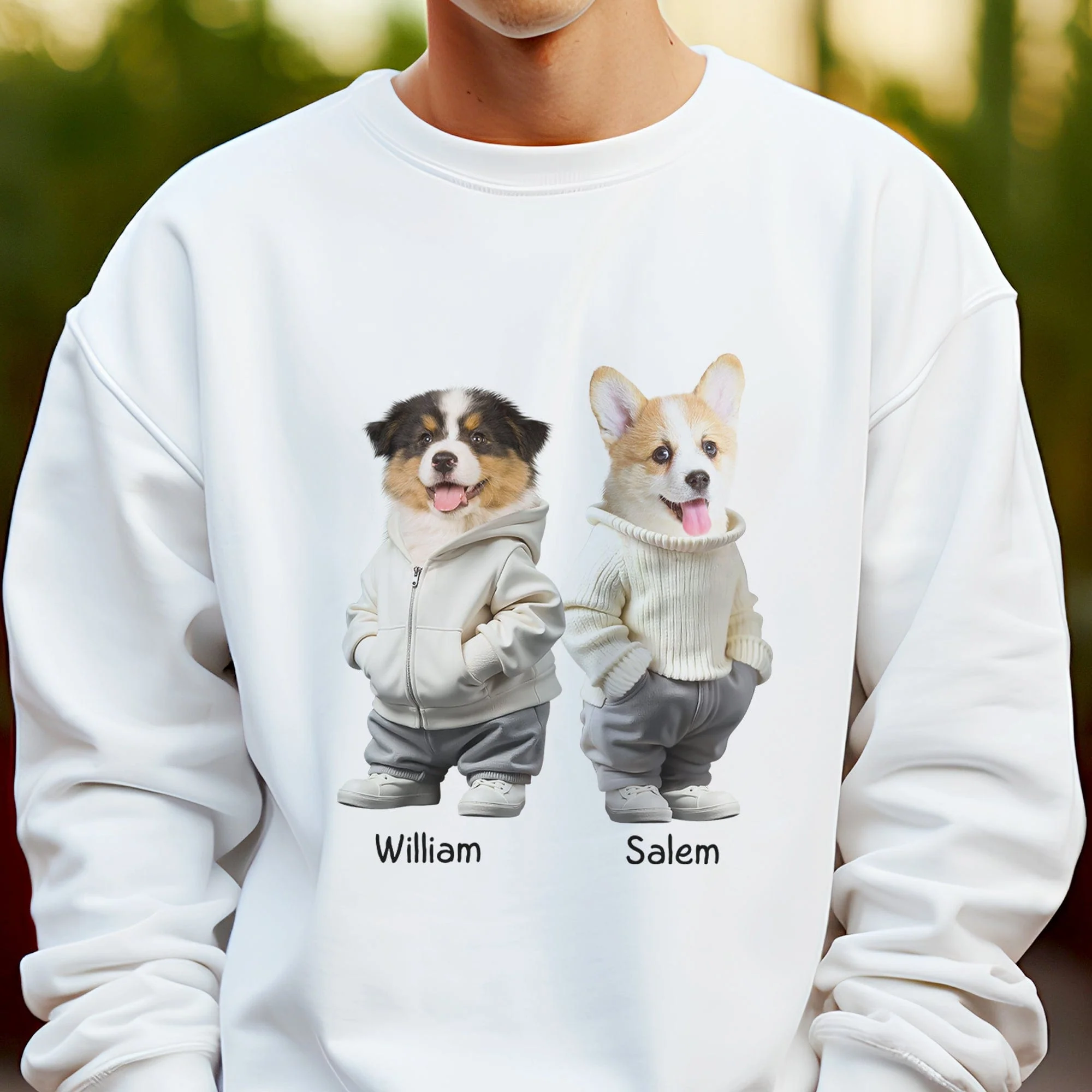 Custom Photo And Name Dog Cat Bright Shirt Gift For Dog Cat Pet Lover HA75 891848 - Image 3