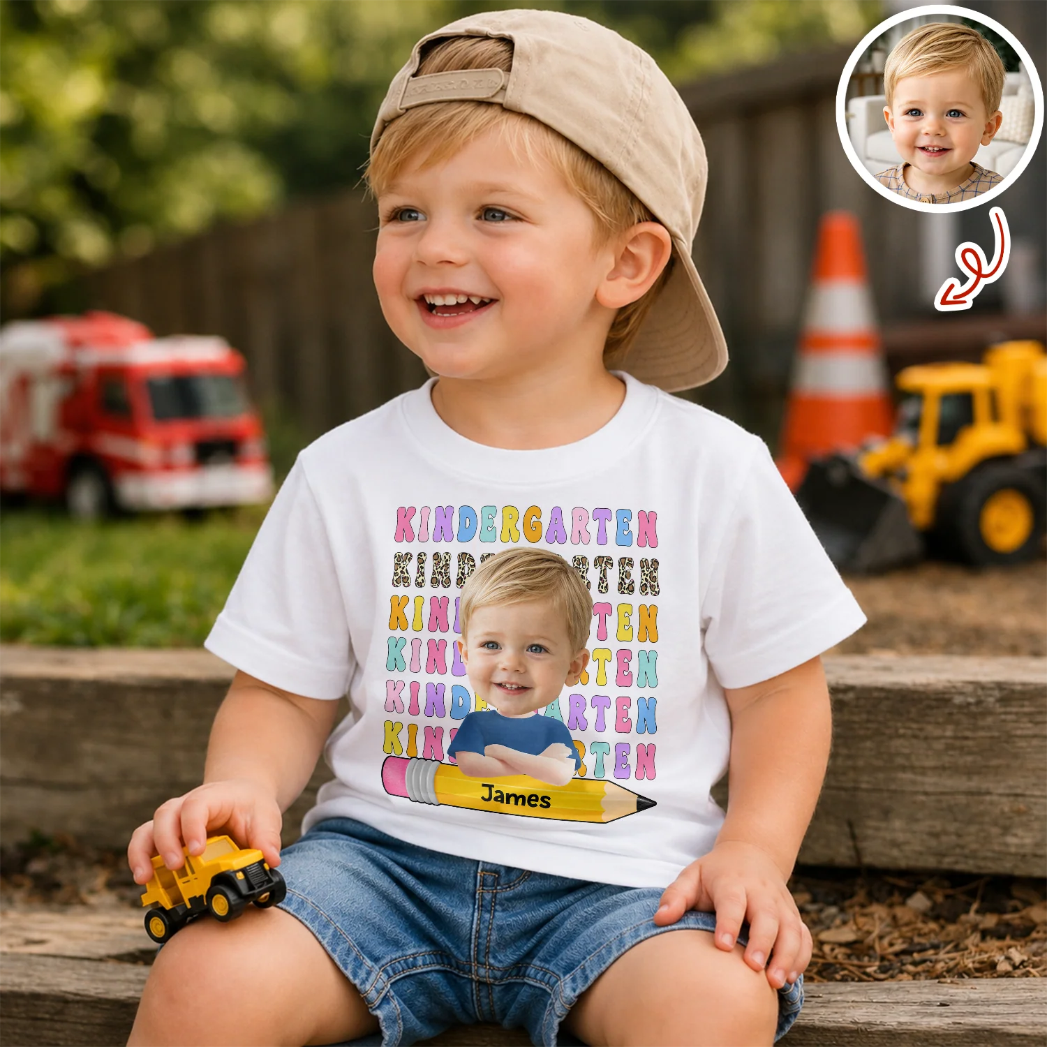 Custom Photo Back To School Shirt First Day Of School - Personalized Kid Shirt HA75 921702 - Image 2