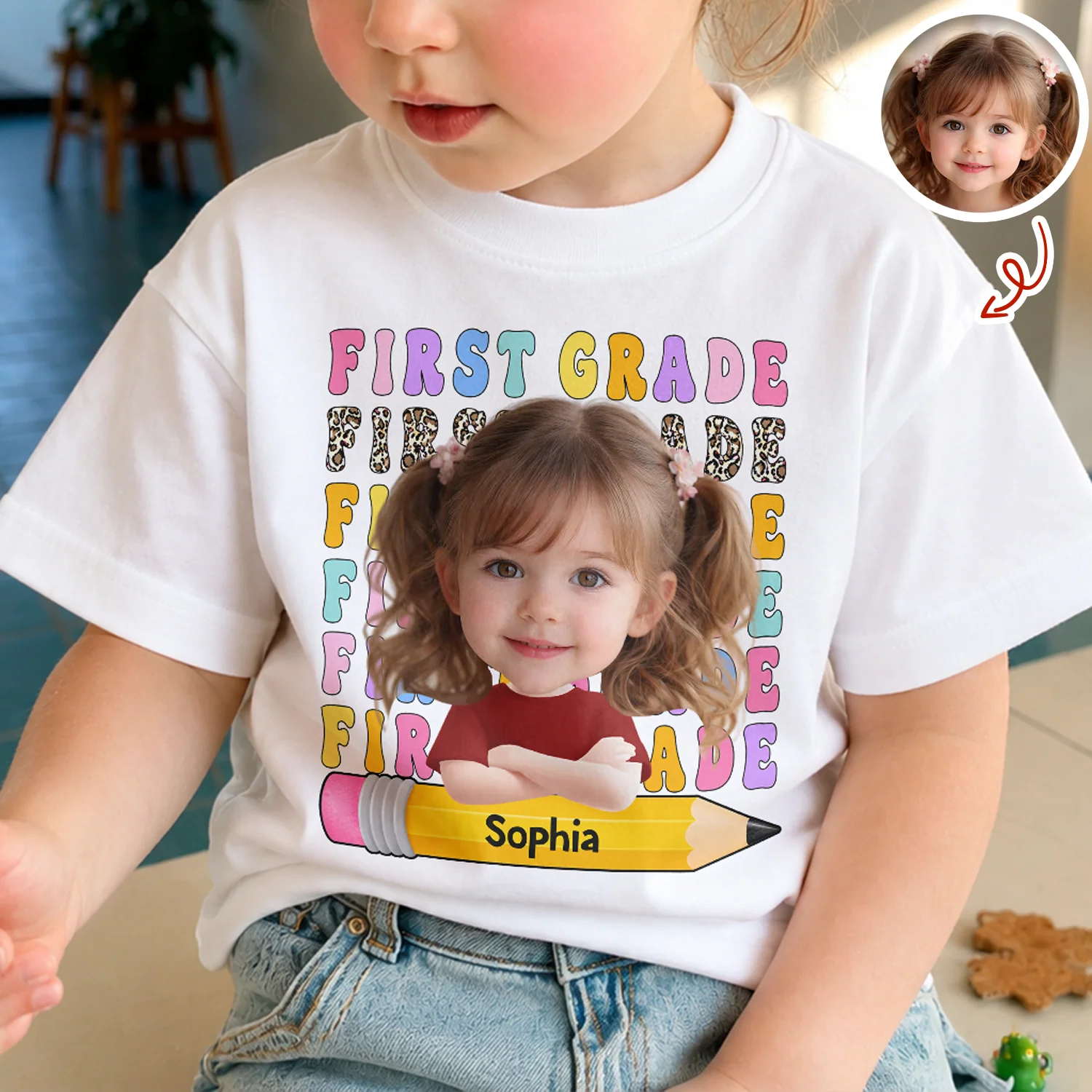 Custom Photo Back To School Shirt First Day Of School - Personalized Kid Shirt HA75 921702 - Image 5