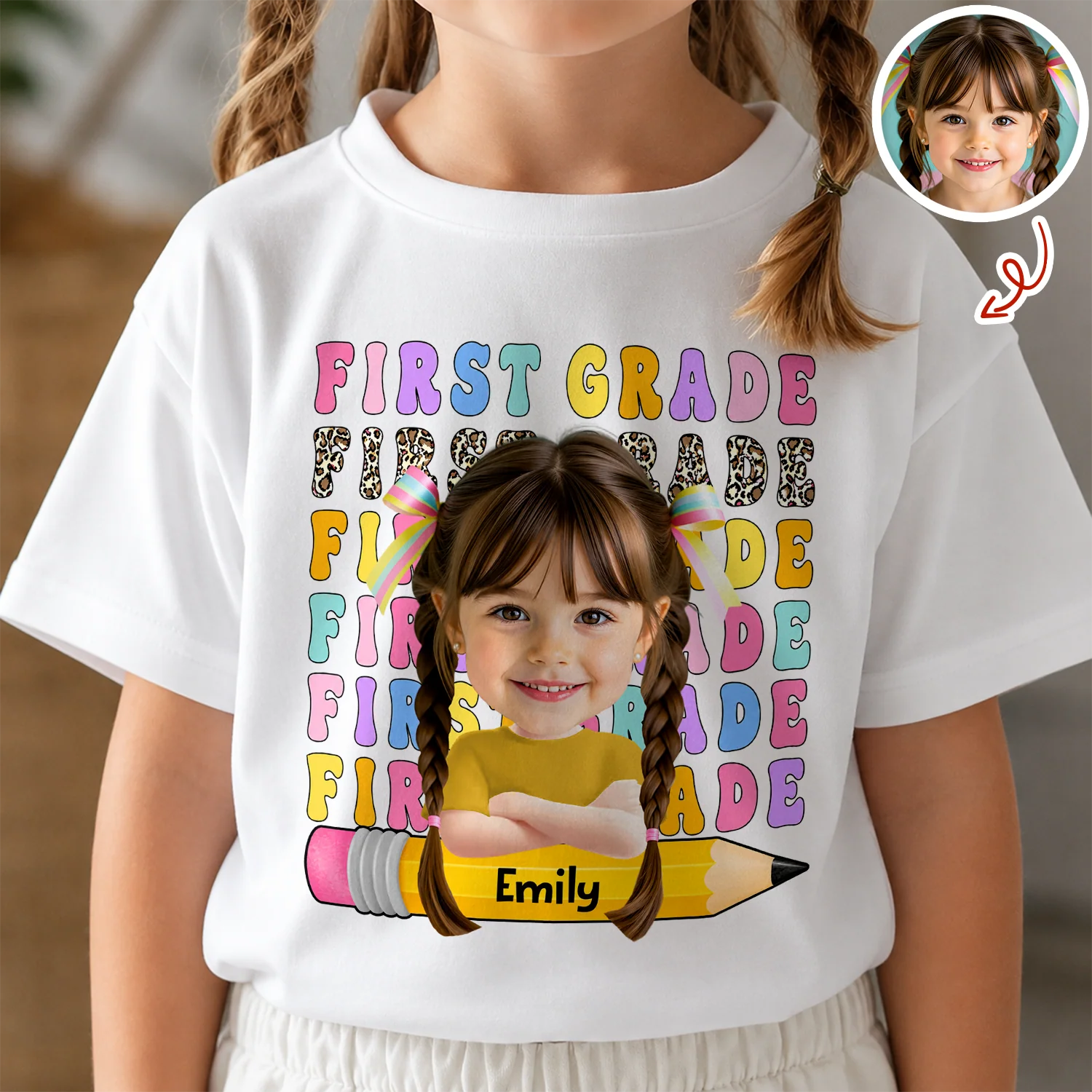 Custom Photo Back To School Shirt First Day Of School - Personalized Kid Shirt HA75 921702 - Image 6