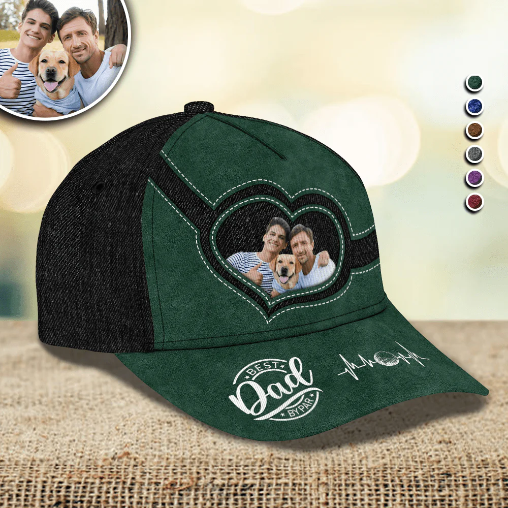 Custom Photo Best Daddy By Par Classic Cap HA75 890672 - Image 3