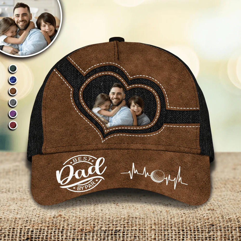 Custom Photo Best Daddy By Par Classic Cap HA75 890672 - Image 4