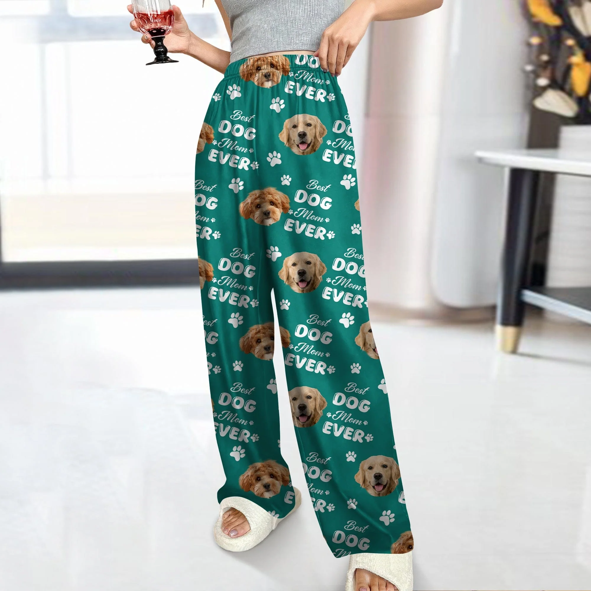 Custom Photo Best Dog Dad Ever, Best Dog Mom Ever, Best Cat Dad Ever, Best Cat Mom Ever Pants HA75 891784 - Image 4