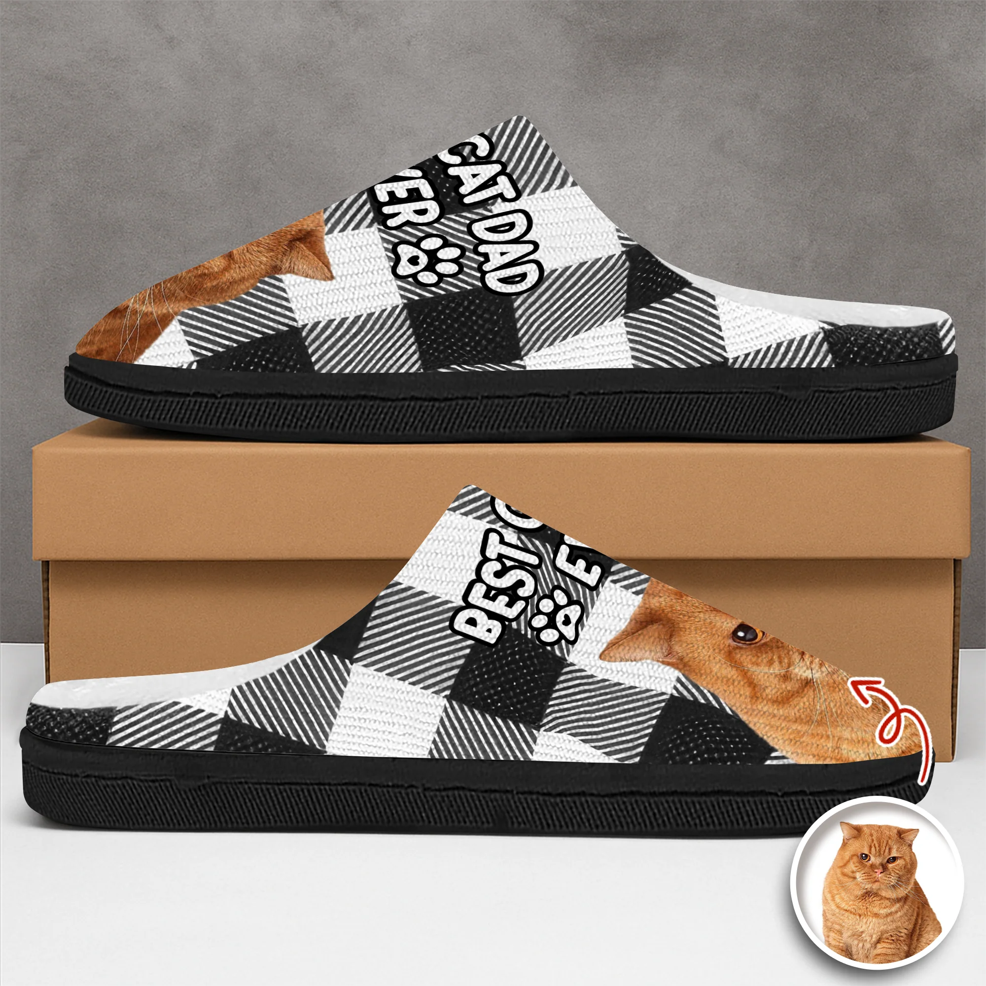 Custom Photo Best Dog Mom, Dog Dad Ever Slippers Gift For Pet Lovers HA75 897002 - Image 6