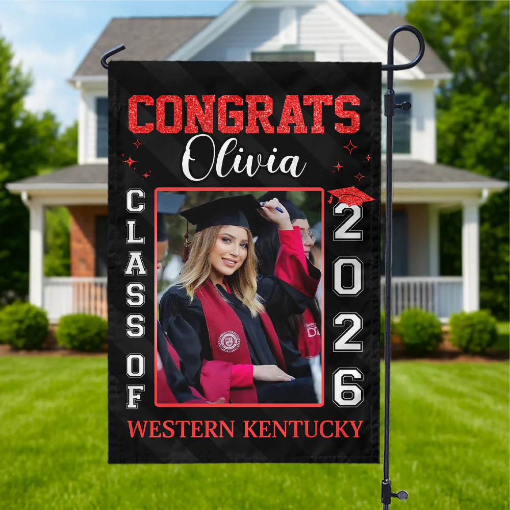 Custom Photo Best Gift Idea Personalized Graduation Garden Flag HA75 920454 - Image 4