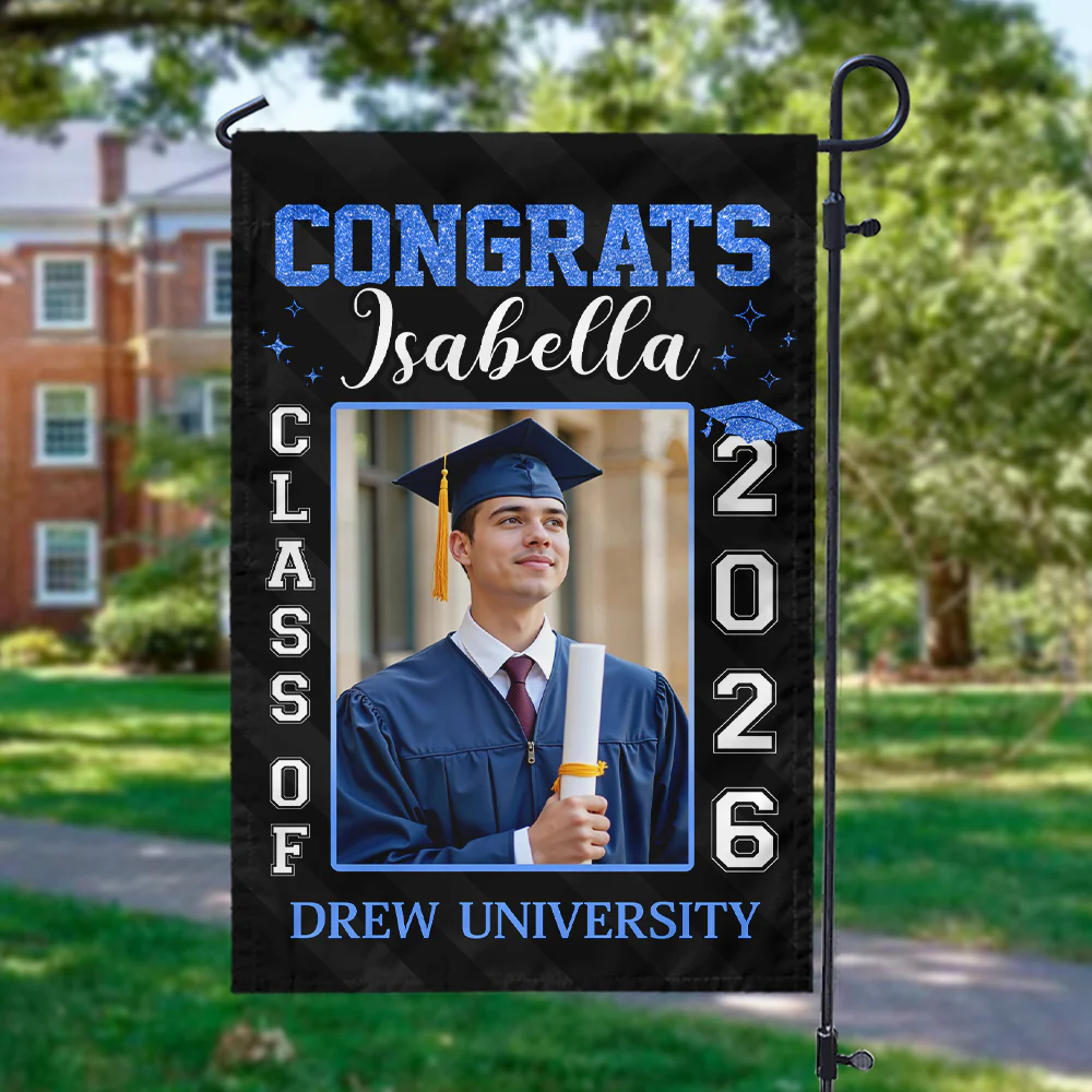 Custom Photo Best Gift Idea Personalized Graduation Garden Flag HA75 920454 - Image 8