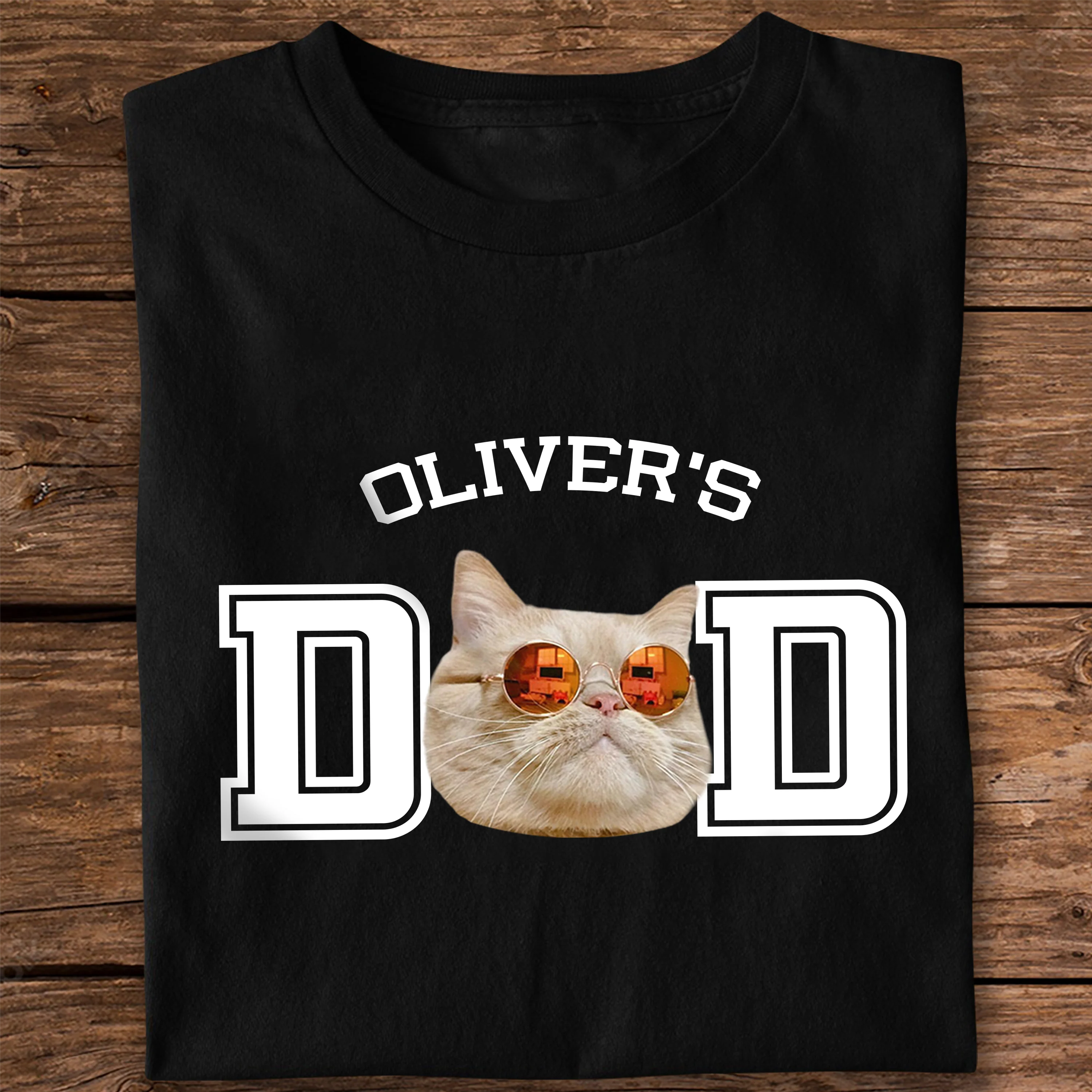 Custom Photo Cat Dad Cat Mom Dark Shirt For Cat Lovers HA75 897234 - Image 5