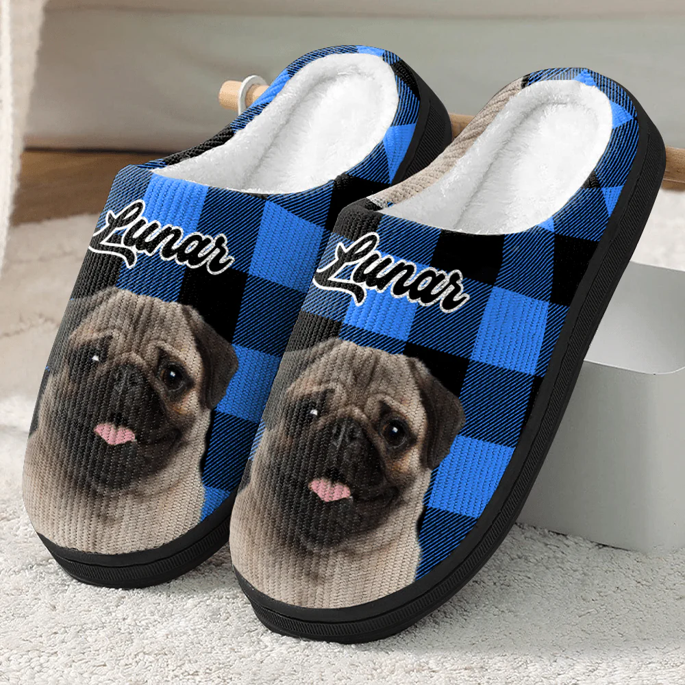 Custom Photo Christmas Dog Cat Slippers HA75 891300 - Image 6