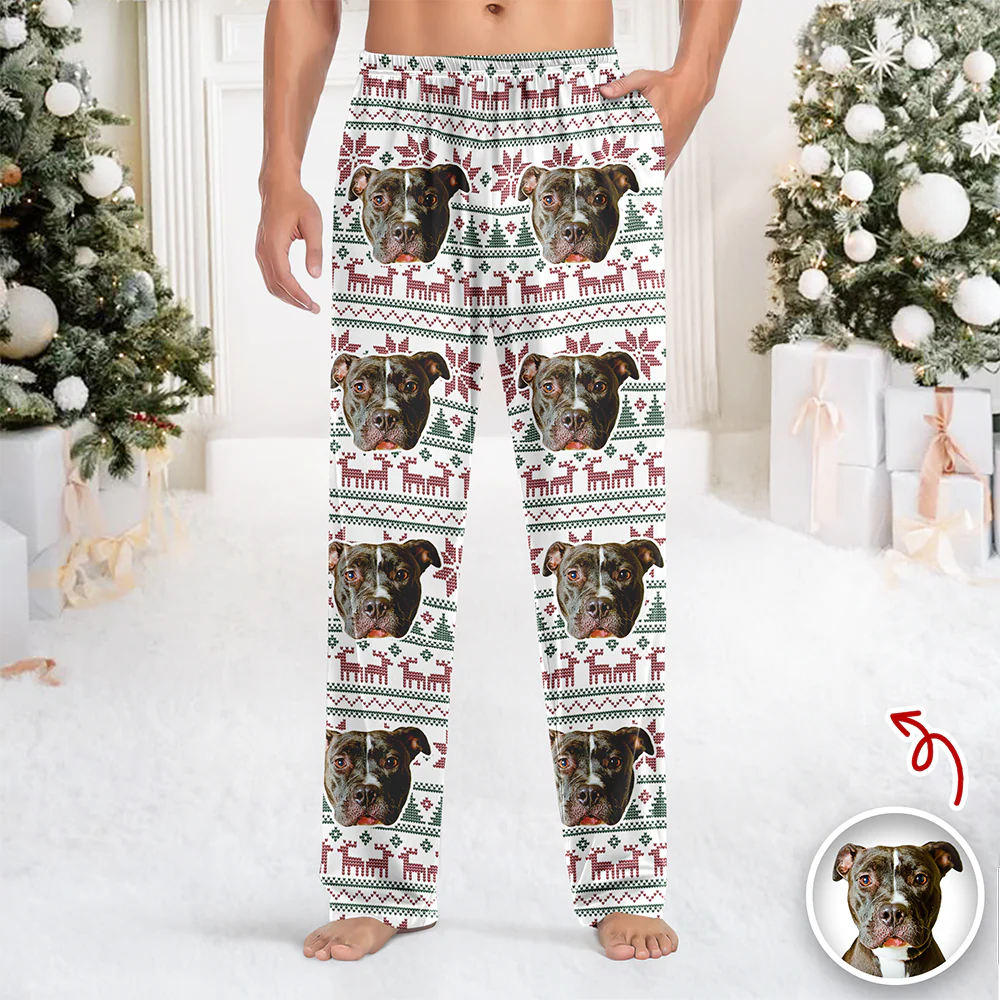 Custom Photo Christmas Is Coming Sweatpants Gift For Dog Lovers HA75 892846 - Image 7