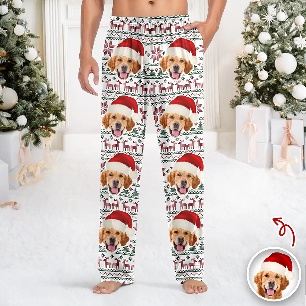 Custom Photo Christmas Is Coming Sweatpants Gift For Dog Lovers HA75 892846 - Image 9