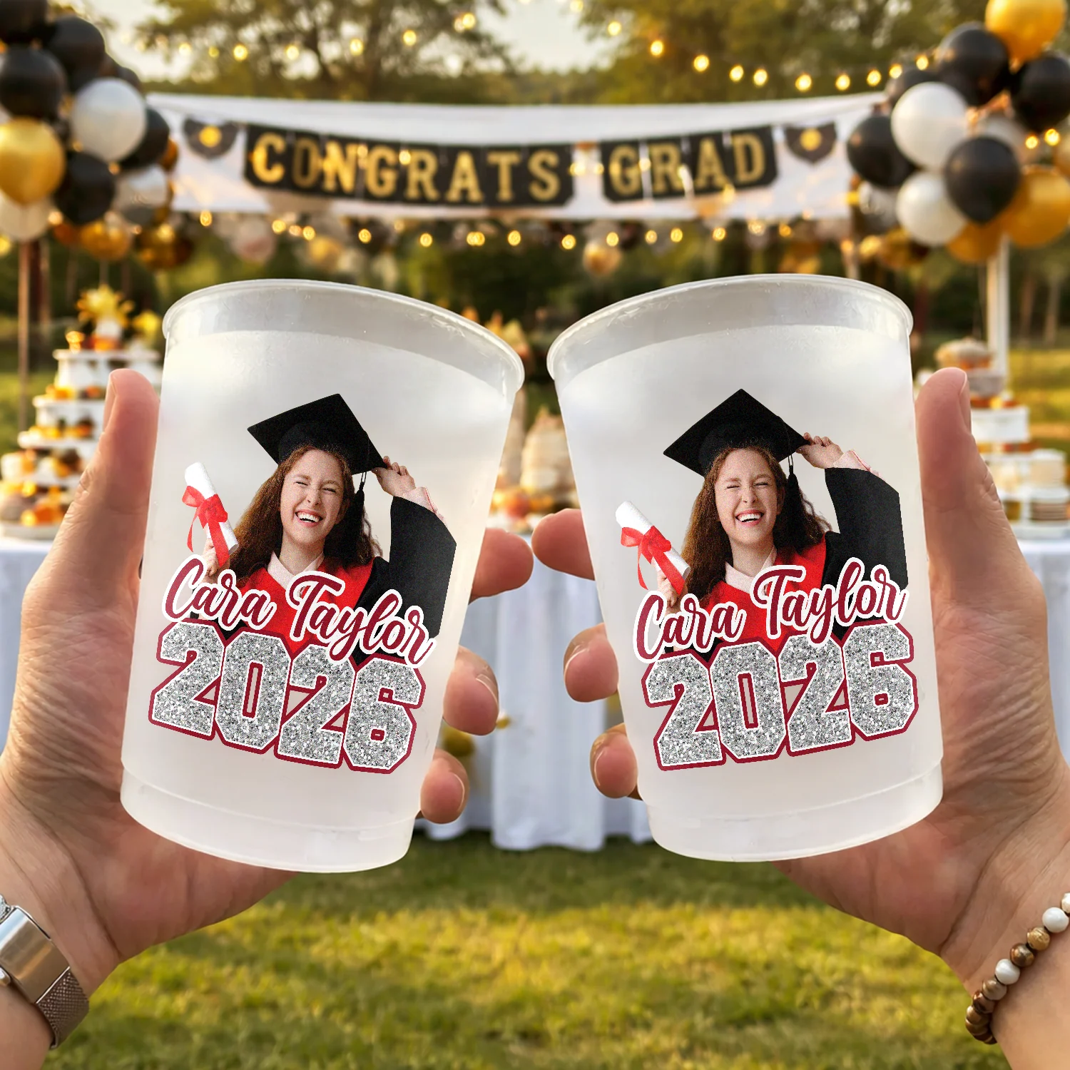 Custom Photo Class of 2026 Graduation Cups For Party HA75 921134 - Image 4