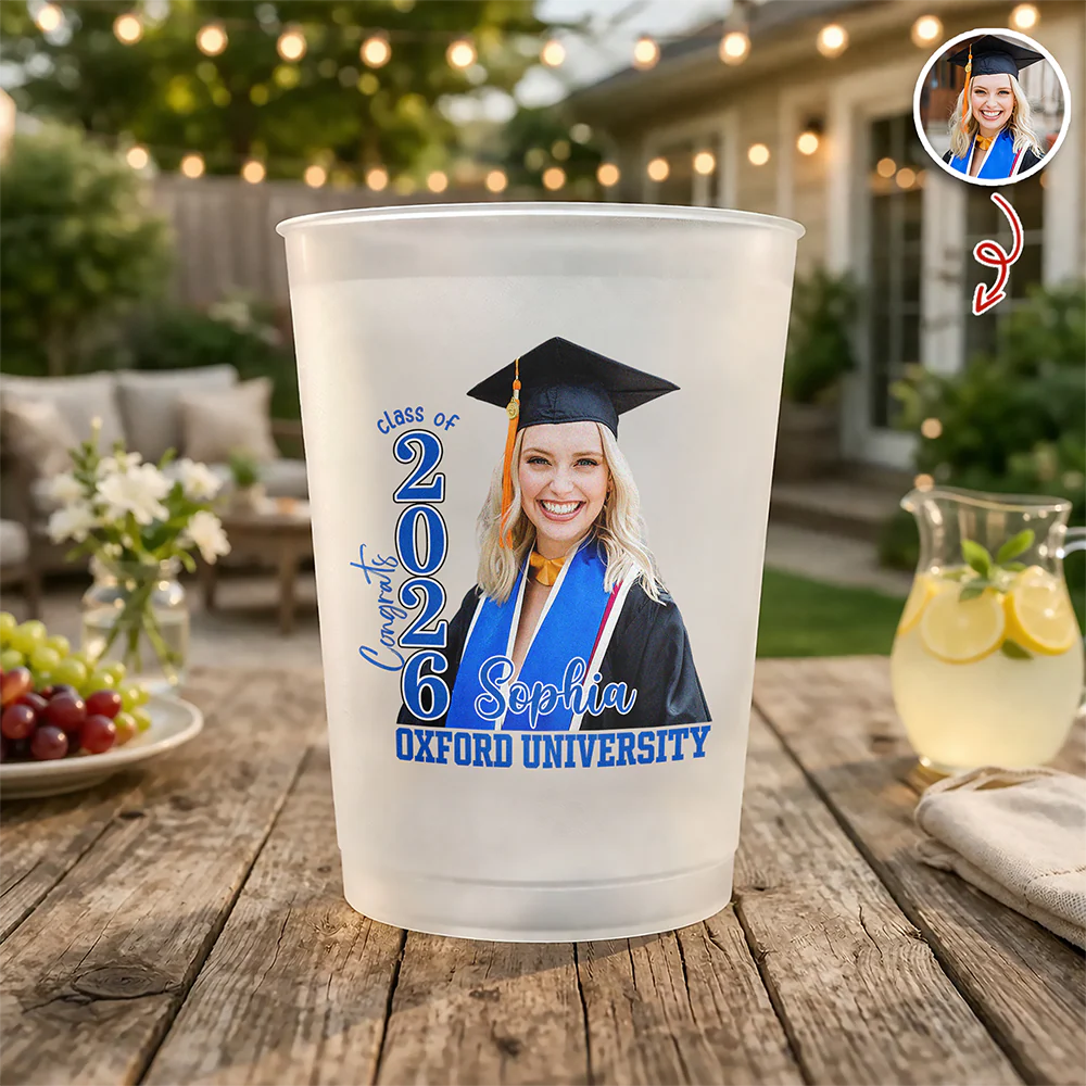 Custom Photo Class Of 2026 Graduation Cups For Party HA75 921138 - Image 5