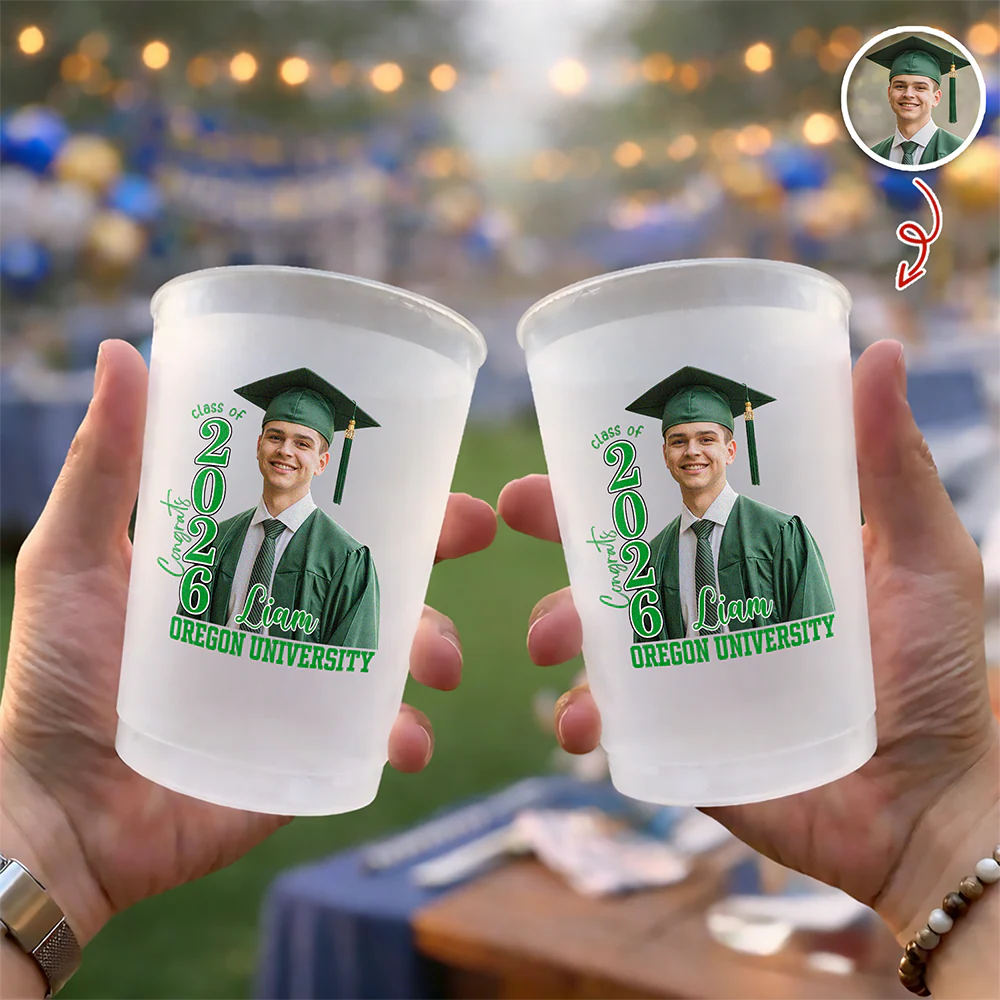 Custom Photo Class Of 2026 Graduation Cups For Party HA75 921138 - Image 6