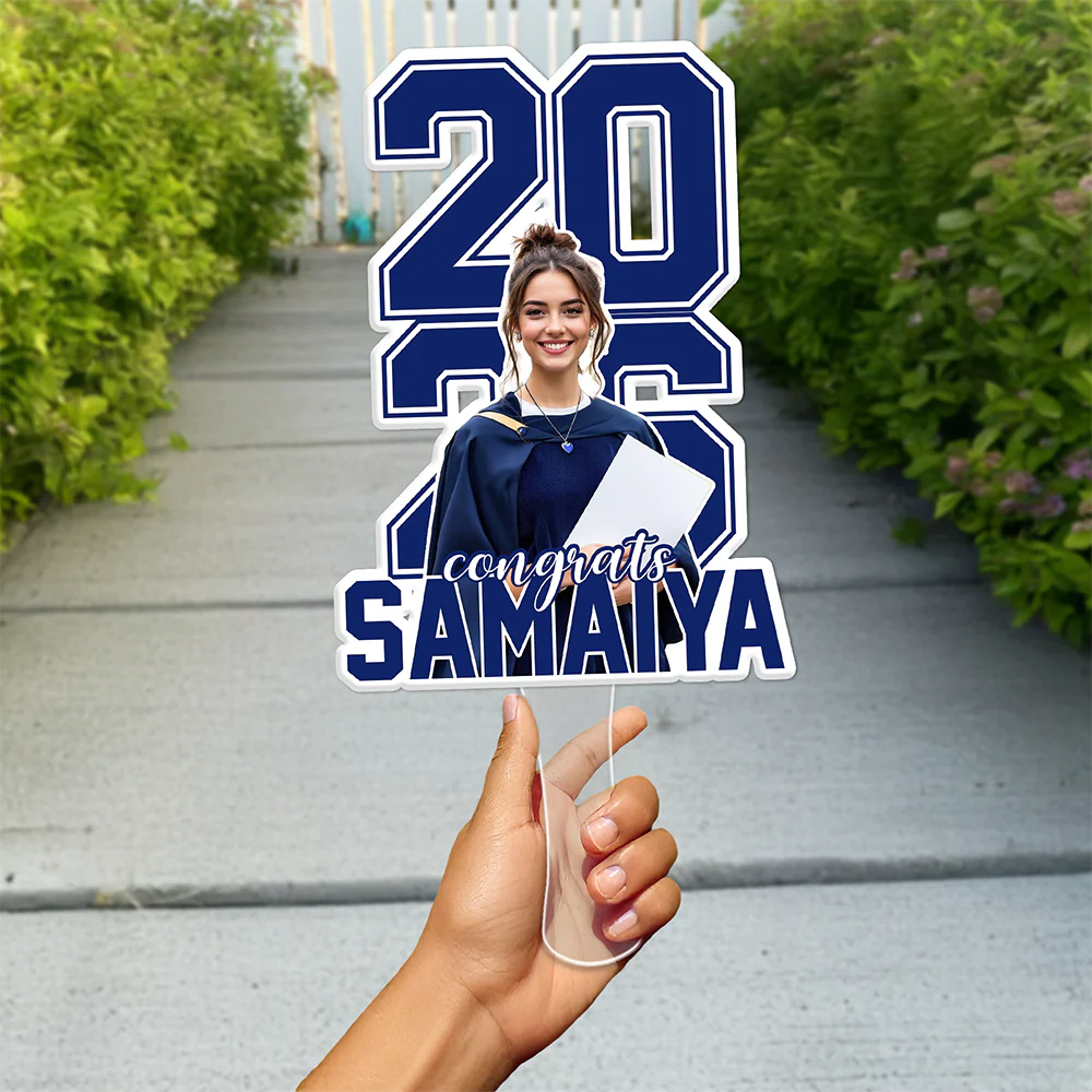 Custom Photo Class Of 2026 Graduation Face Fan HA75 920052 - Image 4